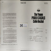 Pablo Casals - The Young Pablo Casals Cello Recital (Vinyl)
